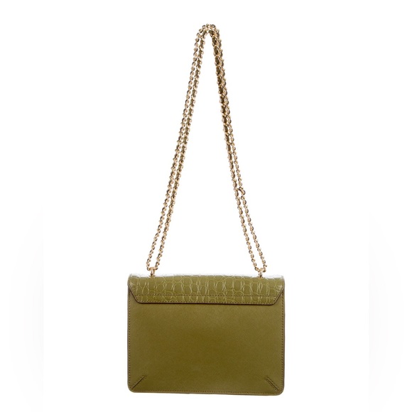 Tory Burch Robinson Croc Embossed Crossbody Bag - Picture 3 of 4